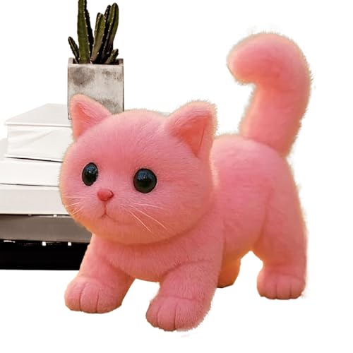 Iouyjiu Katzenspielzeug Für Kinder,Realistische Stoffkatze Kuscheltier Zum Spielen Und Kuscheln - Spielzeug Für Kinder Familie Büro Valentinstag Muttertag Weihnachten Geschenkideen Iouyjiu Katzenspielzeug Für Kinder,Realistische Stoffkatze Kuscheltier Zum Spielen Und Kuscheln - Spielzeug Für Kinder Familie Büro Valentinstag Muttertag Weihnachten Geschenkideen von Iouyjiu