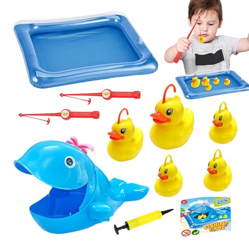 Iouyjiu Kids Fishing Pool Toys, Floating Fish Game, Hand Pump Colorful Fish, Water Play Set Includes Rod Fun for Pool, Bath, Summer Outdoor Activtivities, 10-teiliges Set Iouyjiu Kids Fishing Pool Toys, Floating Fish Game, Hand Pump Colorful Fish, Water Play Set Includes Rod Fun for Pool, Bath, Summer Outdoor Activtivities, 10-teiliges Set von Iouyjiu