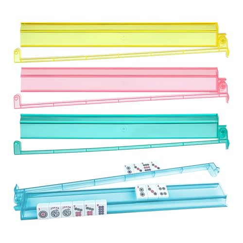 Iouyjiu Mahjong Pushers Racks, Sturdy Tile Holder Set, Aesthetic Mahjong Pusher with Compact and Functional Design for Beginners, Enthusiasts, Or Professionals, 1 Set von Iouyjiu