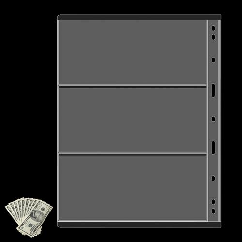 Iouyjiu Münzsammelbuch - Währungssammlungsbuch - Münzsammelbuch für Neujahrsgeschenke – tragbar und transparent für Briefmarken, Sammelkarten und Währung von Iouyjiu