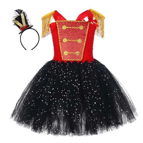 Iouyjiu Nussknacker Kostüm Für Mädchen - Halloween Zirkus Kostüm Für Kinder Mit Stirnband | Kinderkleidung Für Foto Reise Schulbühne Auftritte Veranstaltungen Herbst Halloween Feste Iouyjiu Nussknacker Kostüm Für Mädchen - Halloween Zirkus Kostüm Für Kinder Mit Stirnband | Kinderkleidung Für Foto Reise Schulbühne Auftritte Veranstaltungen Herbst Halloween Feste von Iouyjiu