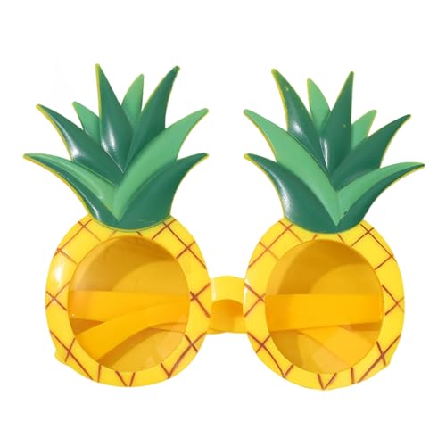 Iouyjiu Pineapple Sonnenbrille, Novelty Fruit Eyewear für Frauen Männer Kids, Fun Tropical Glasses for Beach Travel Pool Party Summer Vacation Road Trip Stage Performance Photo Booth Props 16 cm/6.3 von Iouyjiu