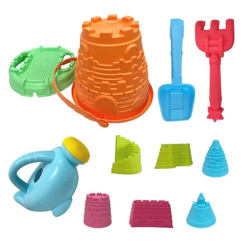 Iouyjiu Sand Toys, 11-Piece Toddler Beach Set, Kids Outdoor Playset with Construction Tools, Interactive Beach Games, Castle Building Kit for Babies and Kids, 8.27x8.66x9.06 Inches Iouyjiu Sand Toys, 11-Piece Toddler Beach Set, Kids Outdoor Playset with Construction Tools, Interactive Beach Games, Castle Building Kit for Babies and Kids, 8.27x8.66x9.06 Inches von Iouyjiu