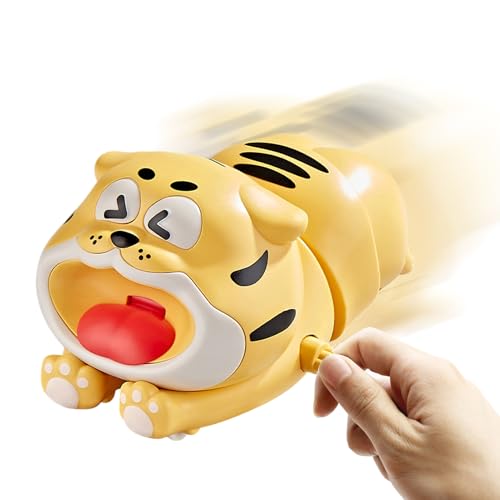 Iouyjiu Spielzeug mit Aufziehhilfe, Tiger, Baby, mit Aufziehhilfe – niedliche Figur, die vorwärts fährt, Begleiter für Mädchen und Iouyjiu Spielzeug mit Aufziehhilfe, Tiger, Baby, mit Aufziehhilfe – niedliche Figur, die vorwärts fährt, Begleiter für Mädchen und von Iouyjiu