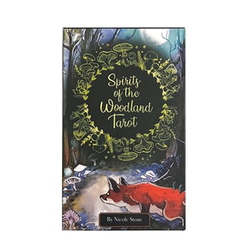 Iouyjiu Spirits of The Woodlands Tarot, Fortune Telling Tarot Cards, Tarot Divination Tools, Fate Divination Cards, Tarot Deck for Games, Tarot Board Game for Games, Tarot Board Game, von Iouyjiu