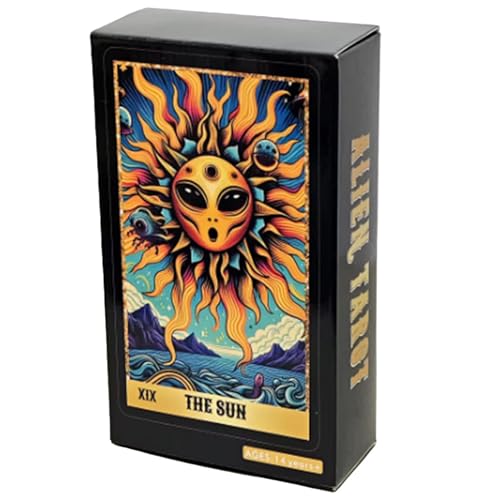 Iouyjiu Tarotkarten zum Lesen von Tarotkarten, tragbare Orakelkarten, spirituelle Tarotkarten, Orakel der Zukunft, Orakelkarten mit 78 Tarotkarten in Englisch Iouyjiu Tarotkarten zum Lesen von Tarotkarten, tragbare Orakelkarten, spirituelle Tarotkarten, Orakel der Zukunft, Orakelkarten mit 78 Tarotkarten in Englisch von Iouyjiu