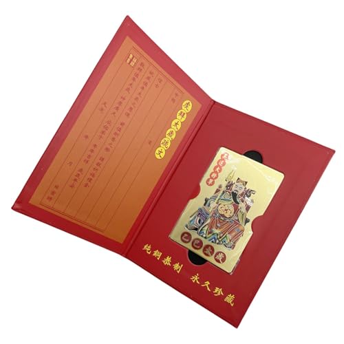 Iouyjiu Traditional Tai Sui Card, 2025 Feng Shui Card, Tai Sui Gold Amulet, Tai Sui Wallet Card, Year of Tai Sui 2025 Prayer Ornament Card Featuring Traditional Feng Shui Symbols to Attract Luck von Iouyjiu