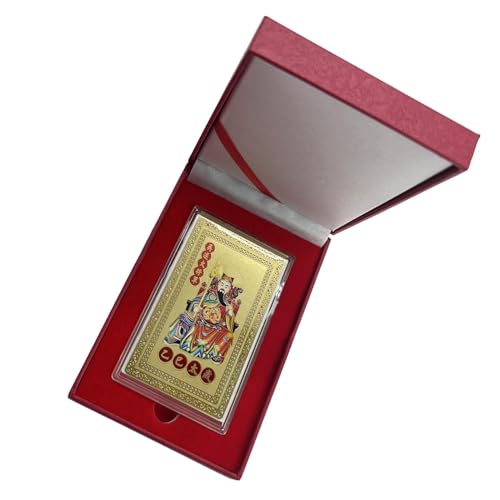 Iouyjiu Traditional Tai Sui Card, 2025 Feng Shui Card, Tai Sui Gold Amulet, Tai Sui Wallet Card, Year of Tai Sui 2025 Prayer Ornament Card Featuring Traditional Feng Shui Symbols to Attract Luck von Iouyjiu