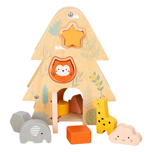 Wooden Animal Shape Sorting Cube, Kids Educational Toy, Shape Sorting Activity for Home and School, Fun Learning Tool for Parent-Child Interaction, Perfect for Kindergarten Wooden Animal Shape Sorting Cube, Kids Educational Toy, Shape Sorting Activity for Home and School, Fun Learning Tool for Parent-Child Interaction, Perfect for Kindergarten von Iouyjiu