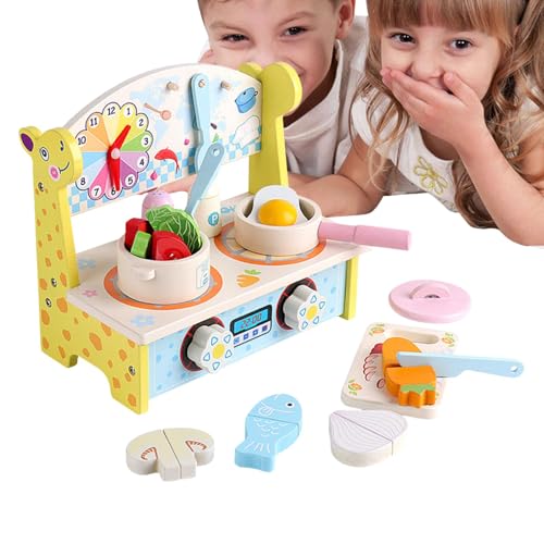Kids Kitchen Playset, Multifunctional Toddler Cooking Set, Interactive Chef Pretend Playtoys for Boys and Girls, Educational Role-Playing Toy for Early Learning, 1 Set von Iouyjiu