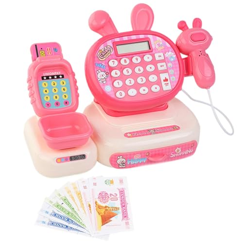 Kids Supermarket Register, Pretend Toy Cashier, Realistic Experience Toddler Register Set with Fun Interactive Sound and Light Effects for Children, 1 Set Kids Supermarket Register, Pretend Toy Cashier, Realistic Experience Toddler Register Set with Fun Interactive Sound and Light Effects for Children, 1 Set von Iouyjiu