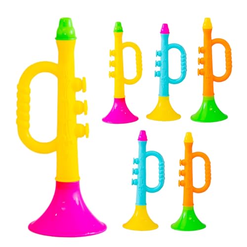 Kids Trumpet, Toy Horn, Musical Instrument, Lightweight Acrylic Build, Fun Sound Effects, Mini Size, Gold Finish, Ideal for Birthday Present, Music Class, Party Events, ABS-Material Kids Trumpet, Toy Horn, Musical Instrument, Lightweight Acrylic Build, Fun Sound Effects, Mini Size, Gold Finish, Ideal for Birthday Present, Music Class, Party Events, ABS-Material von Iouyjiu