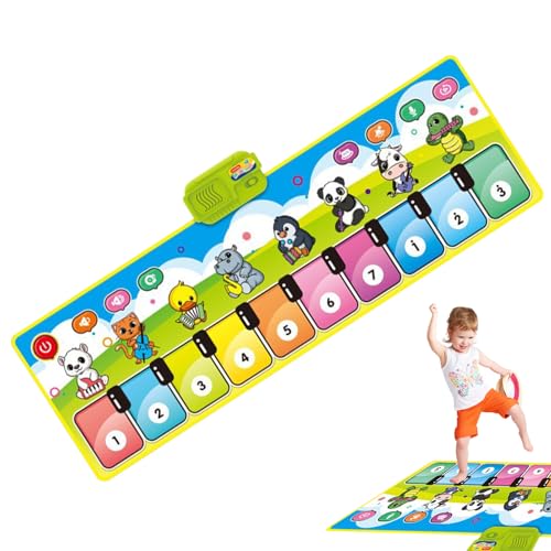 Piano Mat Electronic Dance Mat for Kids, Musical Play Blanket with Multiple Instrument Modes, Interactive Learning Toy for Boys and Girls Education Fun, 43.31x14.17 Inches Piano Mat Electronic Dance Mat for Kids, Musical Play Blanket with Multiple Instrument Modes, Interactive Learning Toy for Boys and Girls Education Fun, 43.31x14.17 Inches von Iouyjiu