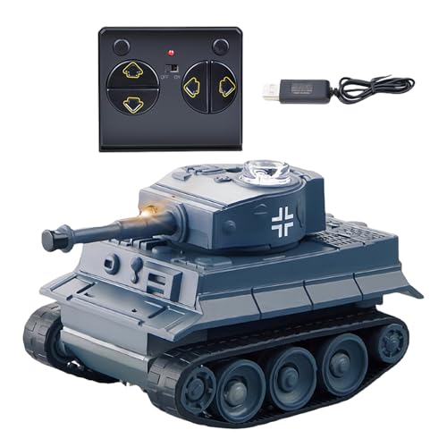 RC Tank, Educational Battle Tank Toy, Mini Remote Control Interactive Vehicle for STEM Learning and Indoor Play in Bedroom, Living Room Playroom for Boys Girls Kids Family Game Use 68 x 1,57 x 1,54 von Iouyjiu