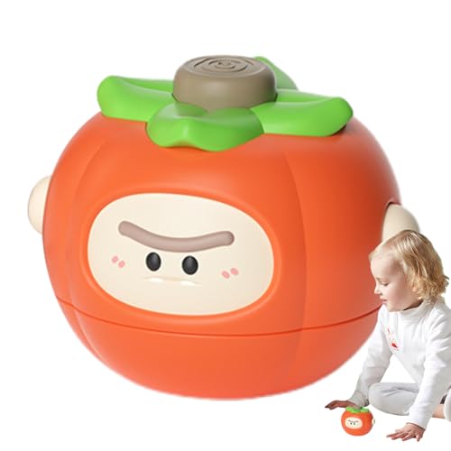Rotating Top, Cartoon Fruit Spin Top Game, Educational Preschool Learning Activity, Interactive Balance Desktop Toy for Classroom School Kindergarten Home, 2.6x2.28x2.13 Inches von Iouyjiu