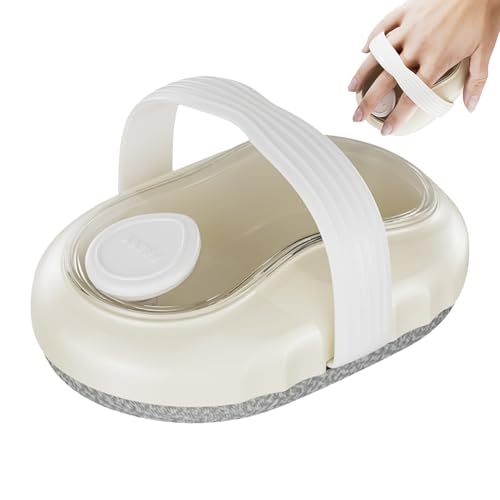 Shower Massage Brush, Bath Scrubber with Soap Dispenser, Non-Slip Handle Body Scrubber, Back Cleaner for Women, Boys, Girls, Youth, Teens, Bathroom Use, 4.13x3.15x2.17 Inches von Iouyjiu