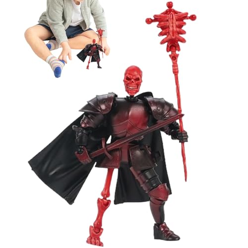 Skull Action Figure, Cool Design Movable Articulated Toys, Figurine Model, Desktop Decoration for Bedroom, Living Room, and Study, 5.51 Inches, 1 Piece Skull Action Figure, Cool Design Movable Articulated Toys, Figurine Model, Desktop Decoration for Bedroom, Living Room, and Study, 5.51 Inches, 1 Piece von Iouyjiu
