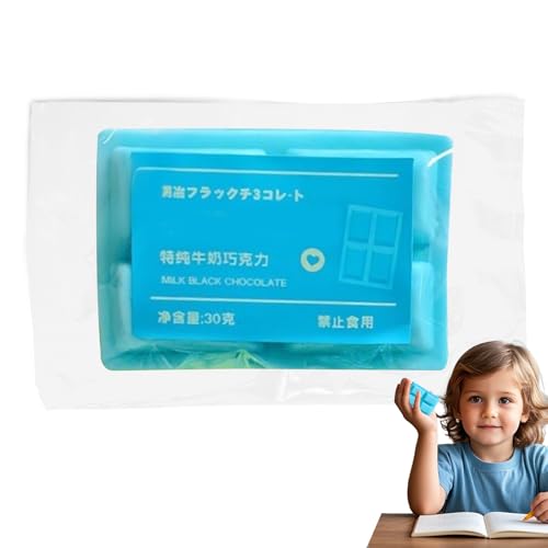 Squeeze Toy, Cartoon Decompressing Toy, Portable Fidget Artifact, Chocolate Shape Stress Reliever, Pinching Sensory Toys for Kids, Adults, Offices or Travel, 1.97x0.79x0.79 Inches Squeeze Toy, Cartoon Decompressing Toy, Portable Fidget Artifact, Chocolate Shape Stress Reliever, Pinching Sensory Toys for Kids, Adults, Offices or Travel, 1.97x0.79x0.79 Inches von Iouyjiu
