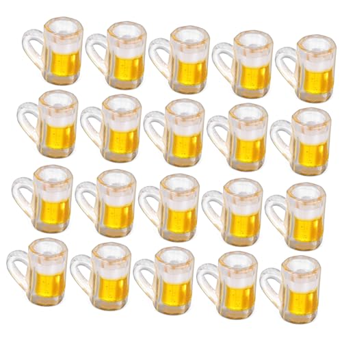 20 Stück Bierkrüge für Puppenhäuser Realistische Mini Bierbecher für Mikro Landschaftsdekoration DIY Zubehör für Kinderzimmer und Foto Requisiten 20 Stück Bierkrüge für Puppenhäuser Realistische Mini Bierbecher für Mikro Landschaftsdekoration DIY Zubehör für Kinderzimmer und Foto Requisiten von Ipetboom