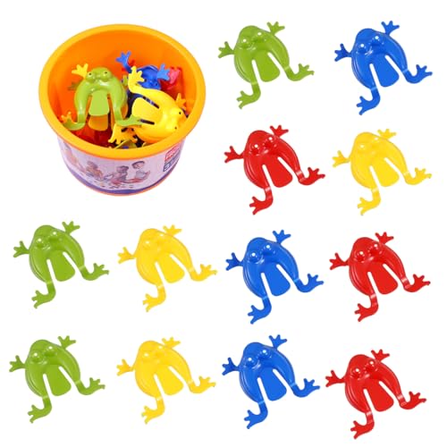Ipetboom FröSche Hüpfen Spiel: 12-Teiliges Spielzeug Mit 1 Eimer 1 Satz Lustige Lernspielzeuge Partygeschenke Plastikspielzeug Hüpffrosch-Partyspiel Frosch-Schiebespielzeug Gemischte Farben Ipetboom FröSche Hüpfen Spiel: 12-Teiliges Spielzeug Mit 1 Eimer 1 Satz Lustige Lernspielzeuge Partygeschenke Plastikspielzeug Hüpffrosch-Partyspiel Frosch-Schiebespielzeug Gemischte Farben von Ipetboom