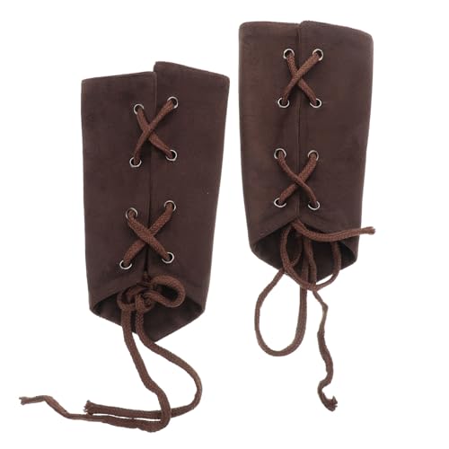 Ipetboom 1 Paar Stiefelüberzüge Renaissance Renaissance-accessoires Für Herren Piratenstiefel Renaissance-stiefelüberzüge Armschienen Der Nordischen Armwächter Brown Polyester Ipetboom 1 Paar Stiefelüberzüge Renaissance Renaissance-accessoires Für Herren Piratenstiefel Renaissance-stiefelüberzüge Armschienen Der Nordischen Armwächter Brown Polyester von Ipetboom