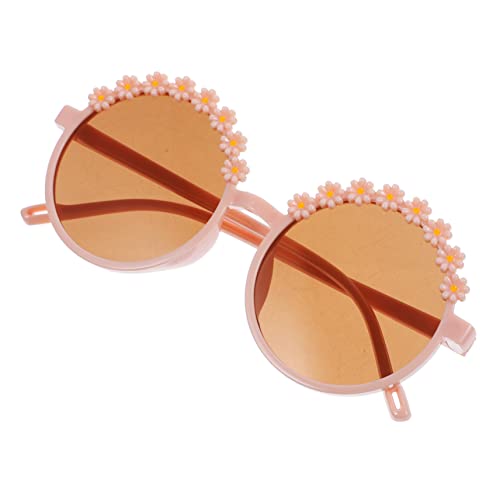 Ipetboom 1 Paar kleine Gänseblümchen- trendy Kind Gänseblümchen-Brille Party- Rahmen Geburtstagsfeier lustige brille Blumengläser Brillenstütze Stk Rosa von Ipetboom
