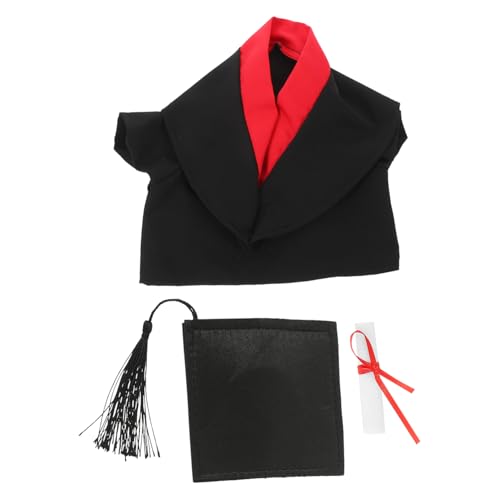 Ipetboom 1 Satz Abschlusskleidung für Plüschbären Mini Doktorhut und Abschlussrobe für Große Stofftiere Vielseitiges Outfit für Kreative Spielmöglichkeiten Ipetboom 1 Satz Abschlusskleidung für Plüschbären Mini Doktorhut und Abschlussrobe für Große Stofftiere Vielseitiges Outfit für Kreative Spielmöglichkeiten von Ipetboom