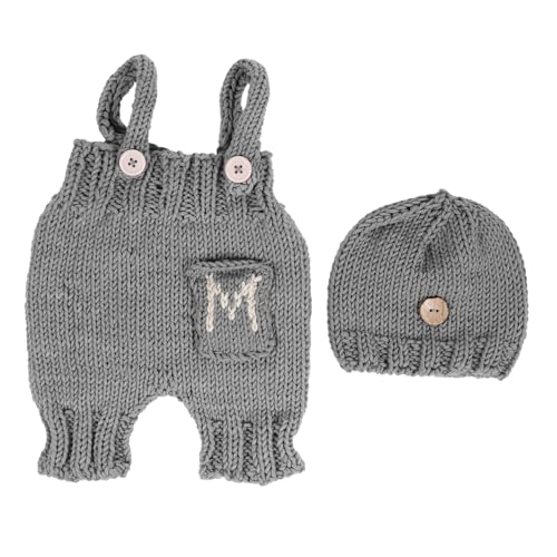 Ipetboom 1 Satz Baumwollhoshosen Neugeborenes Weihnachtsoutfit Babykleidung Gestricktes -foto-outfit Babyanzüge Säuglingsfotohut Grau -baumwoll-material Ipetboom 1 Satz Baumwollhoshosen Neugeborenes Weihnachtsoutfit Babykleidung Gestricktes -foto-outfit Babyanzüge Säuglingsfotohut Grau -baumwoll-material von Ipetboom