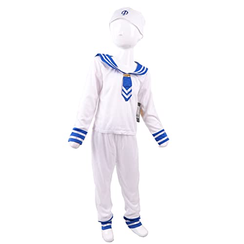 Ipetboom 1 Satz Cosplay Kostüm Matrosenuniform für Partys Bühnenaufführungen Karneval Bequeme Pflegeleichte Verkleidung für Unvergessliche Fotos von Ipetboom