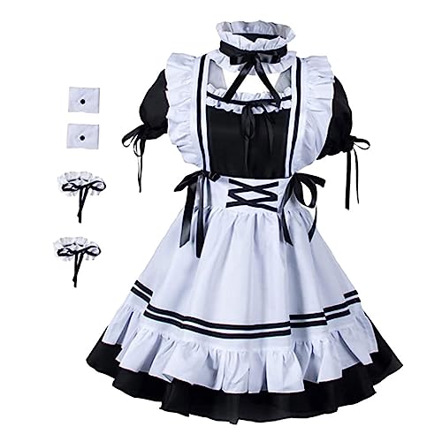Ipetboom 1 Satz Damen Maid Outfit Kreatives Cosplay Kostüm für Halloween Schürze Zubehör für Besondere Anlässe Partys von Ipetboom