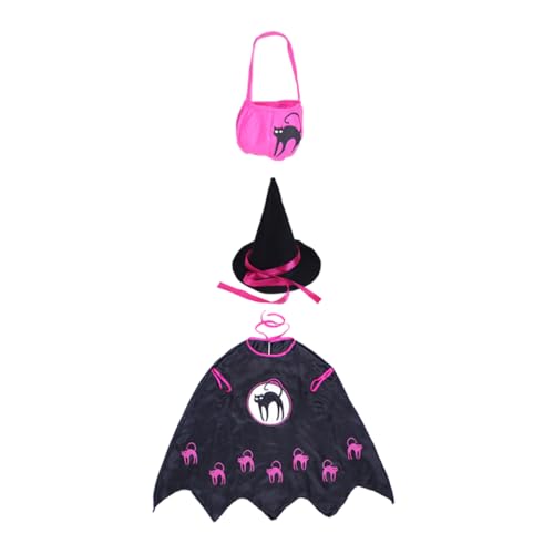 Ipetboom 1 Satz Halloween Hexen Kostüm für Verkleidung für Halloween Feiern Cosplay und Fotografie Bezauberndes Design für Jungen und Mädchen von Ipetboom
