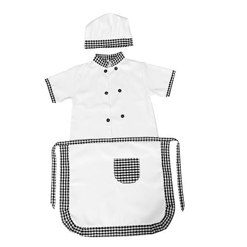 Ipetboom 1 Satz Kleinkindschürze und Kochmütze Backschürze für die Küche Kochmütze und Schürze für kinderkochmütze halloweenkostüme Kindermütze Kochmantel für Polyester Ipetboom 1 Satz Kleinkindschürze und Kochmütze Backschürze für die Küche Kochmütze und Schürze für kinderkochmütze halloweenkostüme Kindermütze Kochmantel für Polyester von Ipetboom