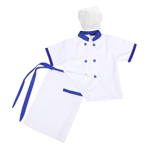 Ipetboom 1 Satz Kochuniform Für Koch Kostüm Kleinkind Kochschürze Für Koch-kurzarmjacke Kochmütze Für Mädchen Kochschürze Für Kleinkinder Stoff Weiß Ipetboom 1 Satz Kochuniform Für Koch Kostüm Kleinkind Kochschürze Für Koch-kurzarmjacke Kochmütze Für Mädchen Kochschürze Für Kleinkinder Stoff Weiß von Ipetboom