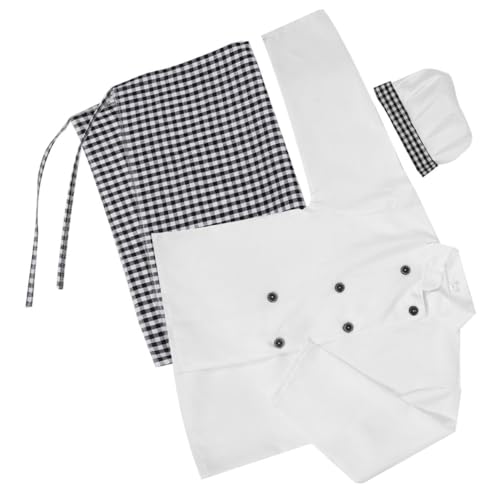 Ipetboom 1 Satz Kochuniform Für Kochen Kinderschürze Jungen Kostüm Koch Kostüm Schürze Kostüm Koch Schürze Für Karriere-rollenspiele Lustiges Kleinkinderkostüm Polyester Ipetboom 1 Satz Kochuniform Für Kochen Kinderschürze Jungen Kostüm Koch Kostüm Schürze Kostüm Koch Schürze Für Karriere-rollenspiele Lustiges Kleinkinderkostüm Polyester von Ipetboom