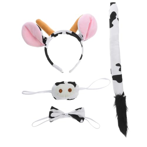 Ipetboom 1 Satz Kuhkopfschmuck Set Kuhkostüm für Erwachsene Hörner Haarband aus Kuhhorn Stirnband Cosplay Zubehör für Tierkostüme Haarreifen-Requisiten aus Kuhhorn Kostüme Outfit -Kit Stoff Ipetboom 1 Satz Kuhkopfschmuck Set Kuhkostüm für Erwachsene Hörner Haarband aus Kuhhorn Stirnband Cosplay Zubehör für Tierkostüme Haarreifen-Requisiten aus Kuhhorn Kostüme Outfit -Kit Stoff von Ipetboom