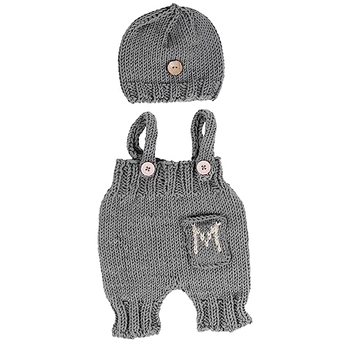 Ipetboom 1 Satz Neugeborenen Kostüm Milchbaumwolle mit Mütze Latzhose Handgefertigte Fotorequisiten für Babyfotografie für Monate Personalisierte Babybekleidung Ipetboom 1 Satz Neugeborenen Kostüm Milchbaumwolle mit Mütze Latzhose Handgefertigte Fotorequisiten für Babyfotografie für Monate Personalisierte Babybekleidung von Ipetboom