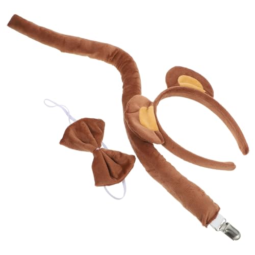 Ipetboom 1 Satz Ohrkopfschmuck tragen Ohren Cosplay Stirnband seidenband bandfeile Rollenspiel ribbon band Kostümzubehör Requisiten für Tierkostüme Tierisches Bärenkostüm Plüsch von Ipetboom