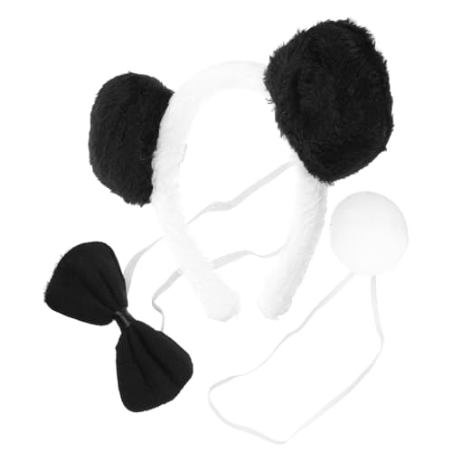 Ipetboom 1 Satz Panda Stirnband Bowende Weiß Panda-haarband Maskottchen Halloween Partykostüm Cosplay- Panda-cosplay-kostüm Für Fliege Tragen Panda-ohr-stirnband Flanell Ipetboom 1 Satz Panda Stirnband Bowende Weiß Panda-haarband Maskottchen Halloween Partykostüm Cosplay- Panda-cosplay-kostüm Für Fliege Tragen Panda-ohr-stirnband Flanell von Ipetboom