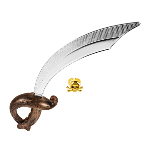 Ipetboom 1 Satz Piraten-spielset Schwerter Für Gefälschtes Piratenschwert -stütze Piratenschwert Kostüm Piratenkostümzubehör Damen Halloween Piratenschwert Plastik Dark Brown von Ipetboom