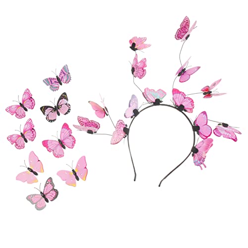 Ipetboom 1 Satz Schmetterling Haarreif mit Haarklammern Haaraccessoire für Stirnband für Hochzeiten Partys Karneval und Cosplay Haarklammern Verstellbar und Leicht Ipetboom 1 Satz Schmetterling Haarreif mit Haarklammern Haaraccessoire für Stirnband für Hochzeiten Partys Karneval und Cosplay Haarklammern Verstellbar und Leicht von Ipetboom