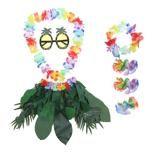 Ipetboom 1 Satz Simulierter Klingenrockanzug für Zubehör Luau-Partykostüme Hawaii-Kostüme Tanz-Performance-Rock Party-Hula-Rock Partydekorationen Hawaii-Themenstütze Stoff von Ipetboom