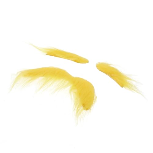 Ipetboom 1 Satz lustige Kostüme für Erwachsene Halloween Masken Fake augenbrauen falscher Schnurrbart Cosplay-Kostüme für Männer falsche Augenbrauen Alter Mann kostüm Kunstwolle Yellow von Ipetboom