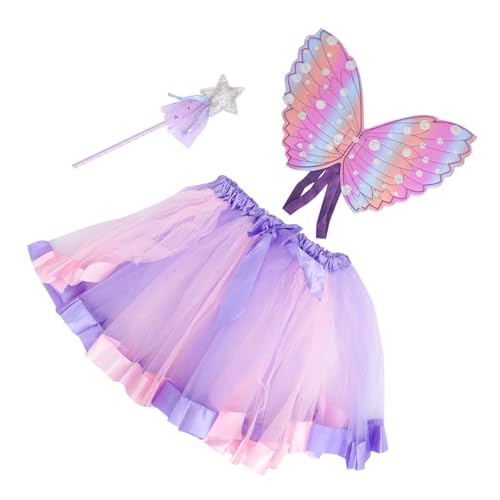 Ipetboom 1 Set 3 Teiliges Set Party Deko Flügel Kostüm Zubehör Feenstab Flügel Mit Feenstab Kinderrock Versorgung Kostümflügel Kostümzubehör Stoff Ipetboom 1 Set 3 Teiliges Set Party Deko Flügel Kostüm Zubehör Feenstab Flügel Mit Feenstab Kinderrock Versorgung Kostümflügel Kostümzubehör Stoff von Ipetboom