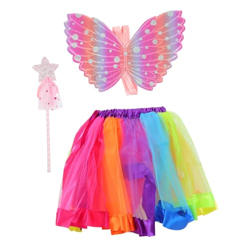 Ipetboom 1 Set 3 Teiliges Set Schmetterlingsflügel Requisiten Rock Kostüme Kostümzubehör Feenstab Kostümflügel Party Dekoflügel Kostümzubehör Flügel Mit Feenstabtuch Rosa Ipetboom 1 Set 3 Teiliges Set Schmetterlingsflügel Requisiten Rock Kostüme Kostümzubehör Feenstab Kostümflügel Party Dekoflügel Kostümzubehör Flügel Mit Feenstabtuch Rosa von Ipetboom