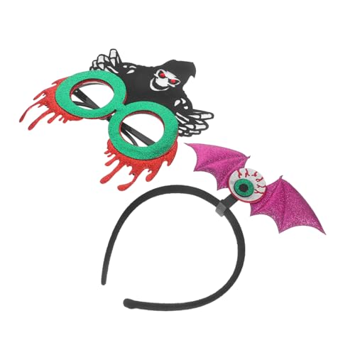 Ipetboom 1 Set Augapfel Brillen Stirnband Halloween Kopfbedeckung Stirnband Dämonen Kostüm Zubehör Halloween Brille Halloween Haarreifen Halloween Party Haarband Halloween Brille Ipetboom 1 Set Augapfel Brillen Stirnband Halloween Kopfbedeckung Stirnband Dämonen Kostüm Zubehör Halloween Brille Halloween Haarreifen Halloween Party Haarband Halloween Brille von Ipetboom