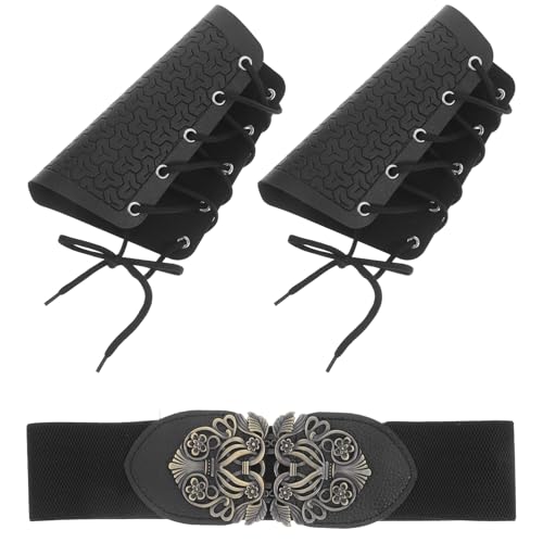 Ipetboom 1 Set Gürtel Armschutz Zubehör Halloween Kostüme Armschiene Für Halloween Renaissance Taillengürtel Armschutz Für Cosplay Mittelalterlicher Gürtel Cosplay Party Armschutz von Ipetboom