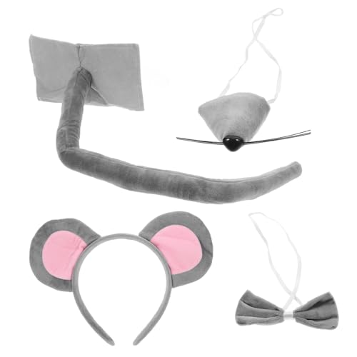 Ipetboom 1 Set Halloween Stirnband Party Entzückender Mausohren Haarreifen Geburtstagsohren Zubehör Tierohr Stirnband Tierohr Haarbänder Kostüm Für Frauen Cosplay von Ipetboom