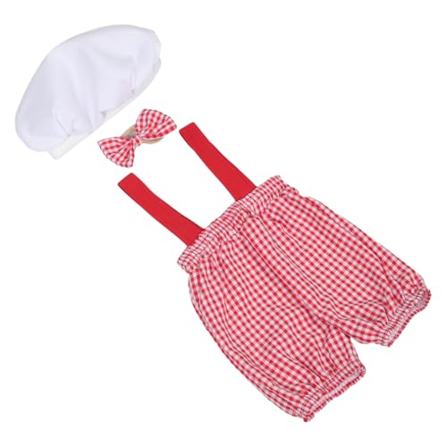 Ipetboom 1 Set Kinder-kochkostüm Für Babyfotografie: Koch-outfit Für Kleinkinder Mit Mütze Und Fliege – Ideal Für Fotoshootings Mit Neugeborenen Und Zum Verkleiden Von Kleinkindern Ipetboom 1 Set Kinder-kochkostüm Für Babyfotografie: Koch-outfit Für Kleinkinder Mit Mütze Und Fliege – Ideal Für Fotoshootings Mit Neugeborenen Und Zum Verkleiden Von Kleinkindern von Ipetboom