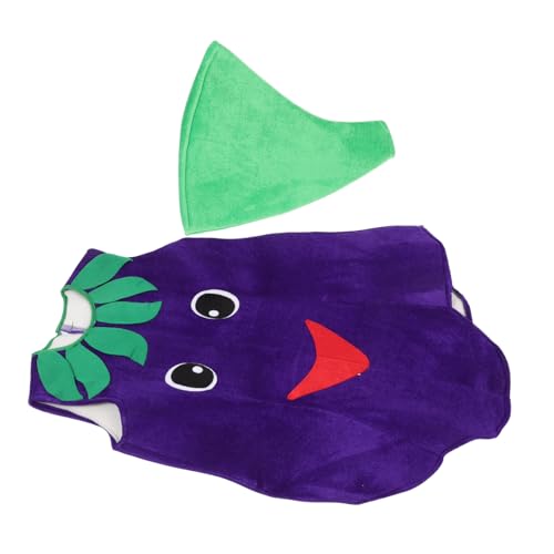 Ipetboom 1 Set Schwamm Auberginen Kostüm Gemüse Veggie Tag Auberginen Kostüm Auberginen Kostüm Foto Requisite Kostüm Requisite Bühnenkostüm von Ipetboom