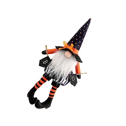 Ipetboom 1 Stück Halloween GNOME Puppe Dekorative Stoffpuppe für Home Halloween Feiern Gruselige Deko für Wohnzimmer Schlafzimmer Garten Handgefertigte Gesichtslose Puppe Fotorequisiten für von Ipetboom